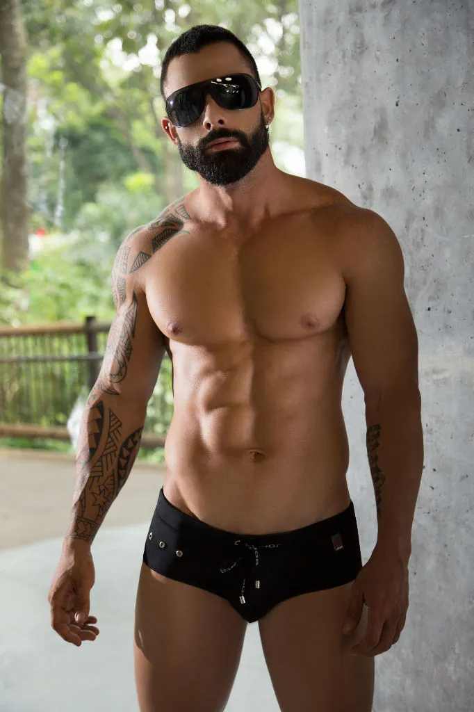 JOR 0288 Hot Swim Briefs Black