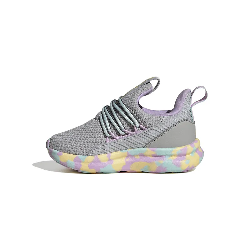 Kid's Toddler Lite Racer Adapt 7.0 Grey/Flash Aqua/Lilac