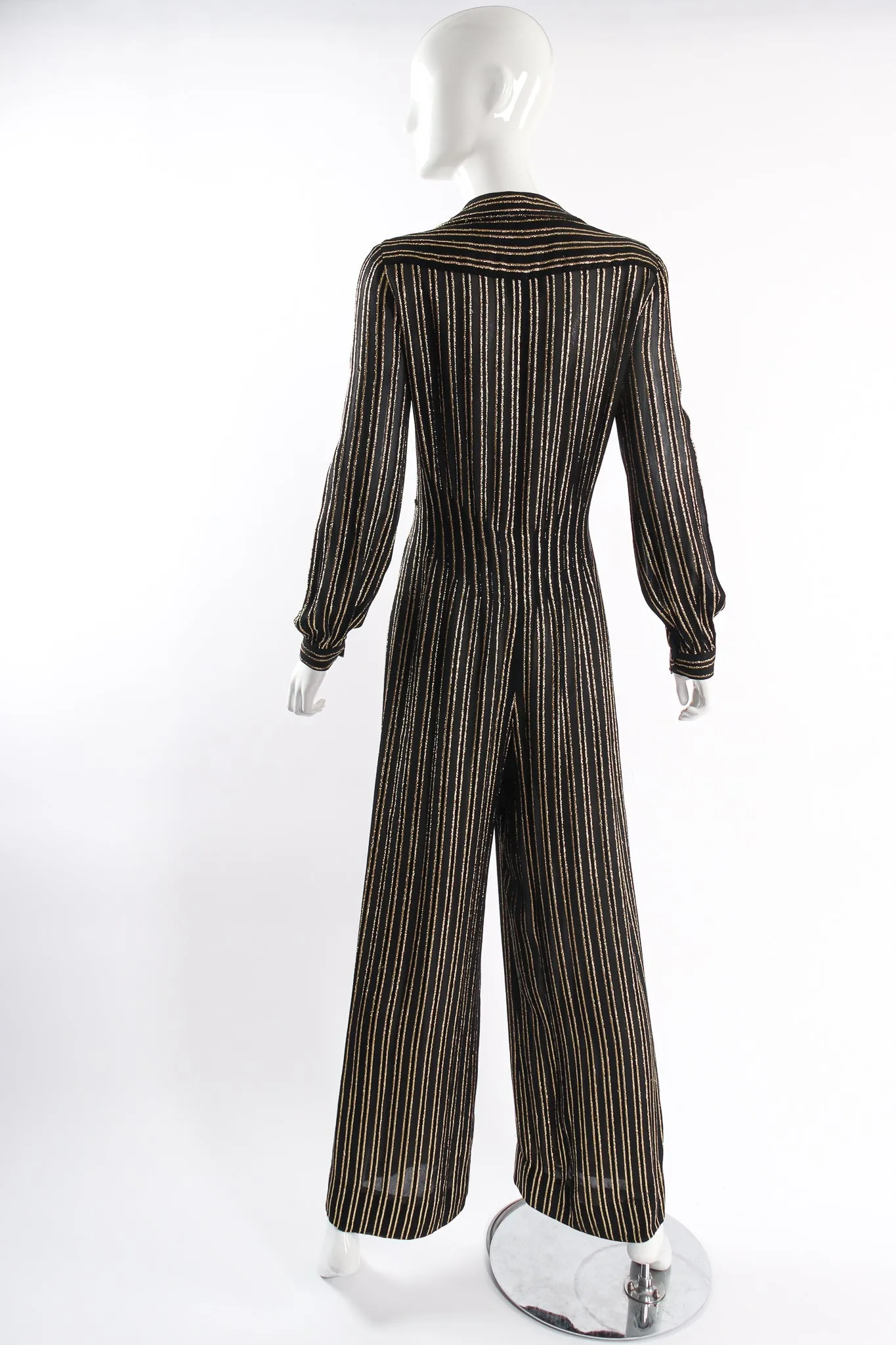 Lurex Striped Jumpsuit