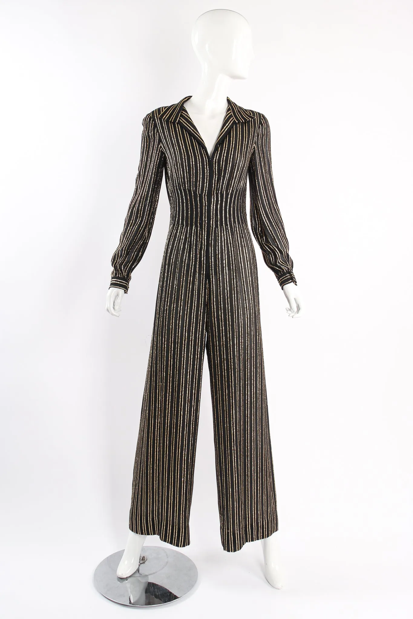 Lurex Striped Jumpsuit