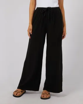 Luxe Linen Pant Black