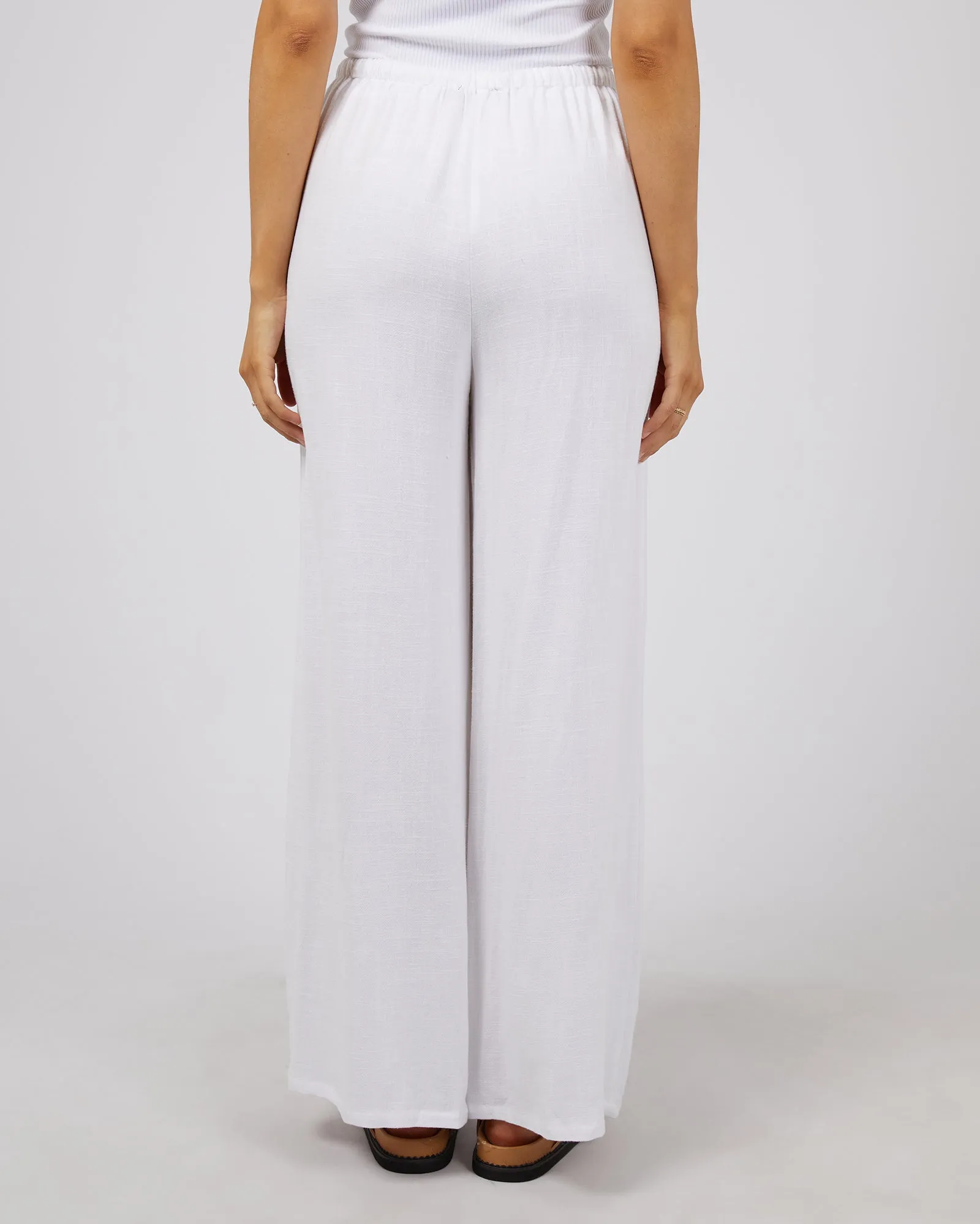 Luxe Linen Pant Vintage White