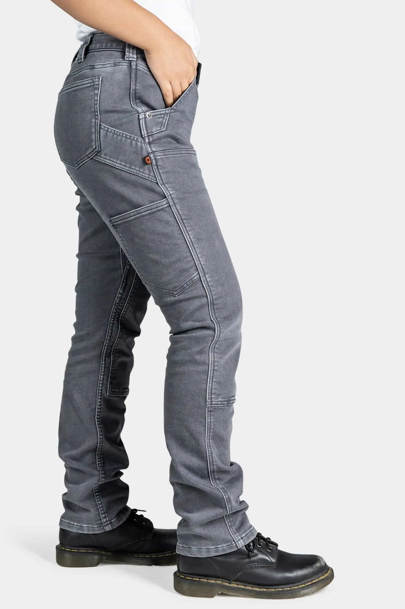 Maven X in Grey Stretch Thermal Denim