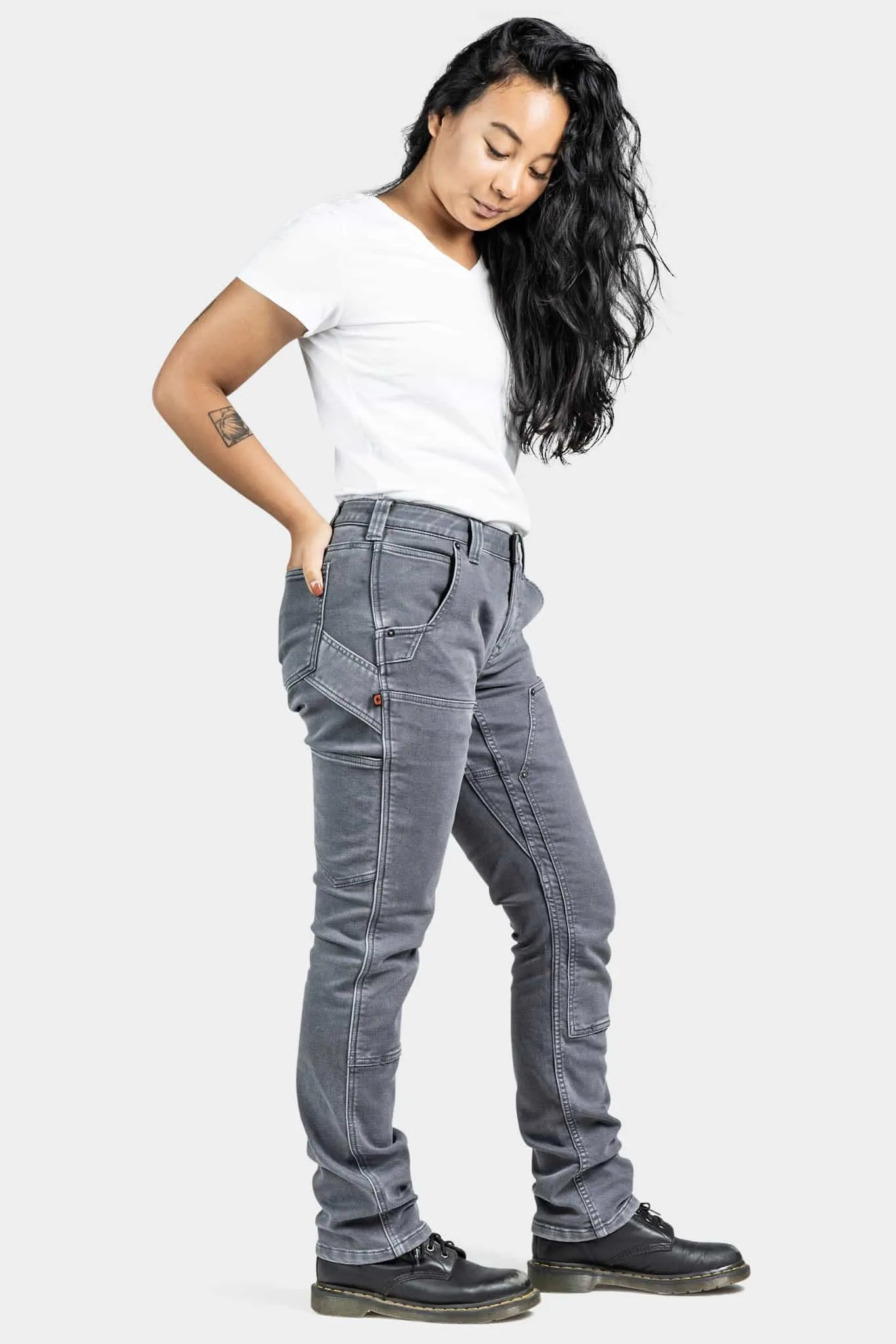 Maven X in Grey Stretch Thermal Denim