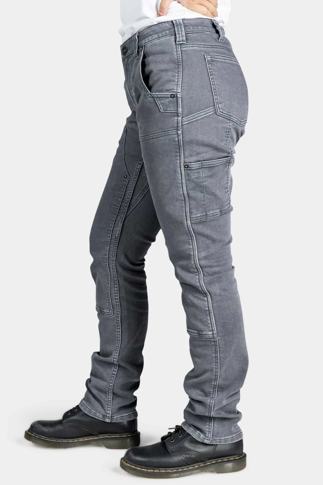 Maven X in Grey Stretch Thermal Denim