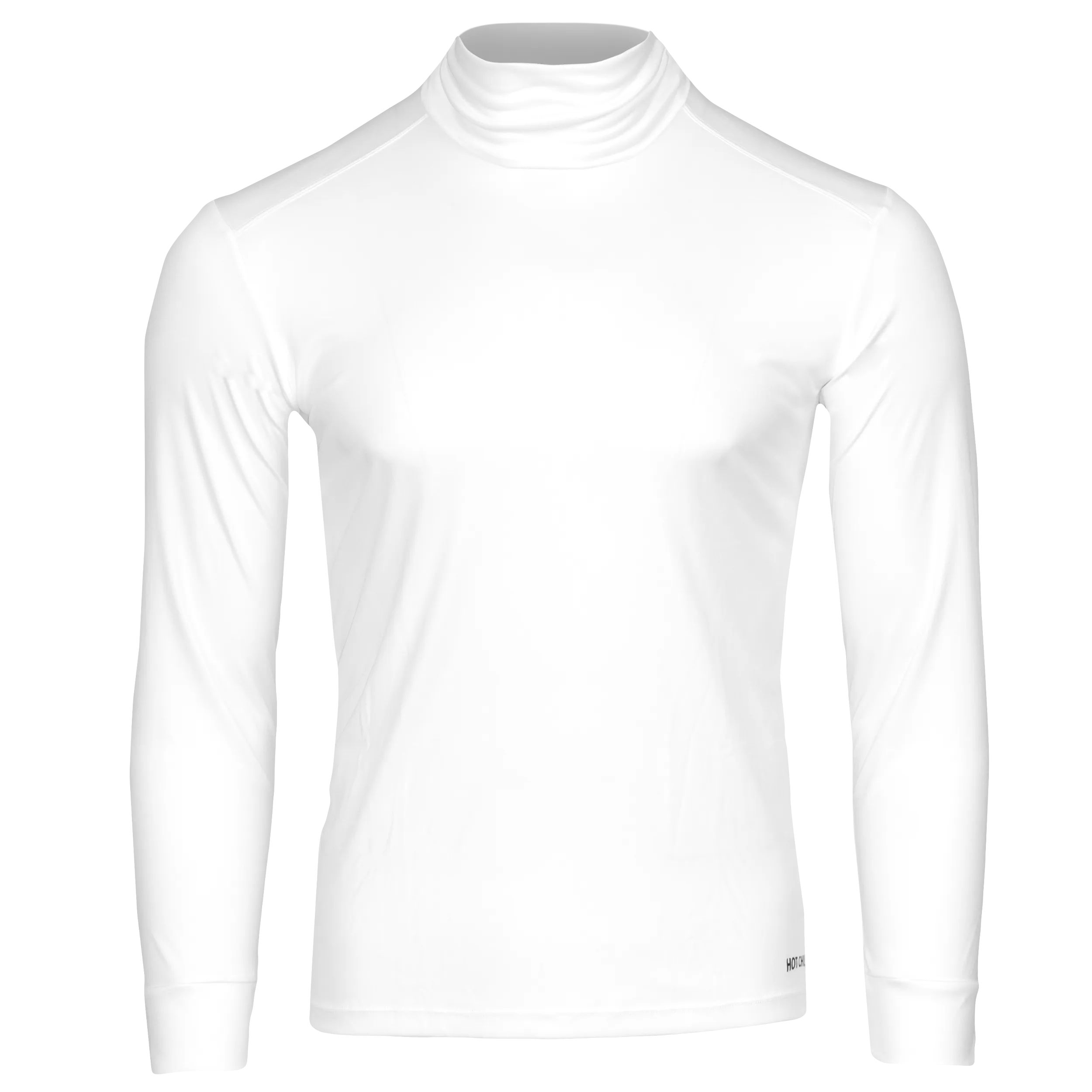 Men's Peach Skins Roll T-Neck - White