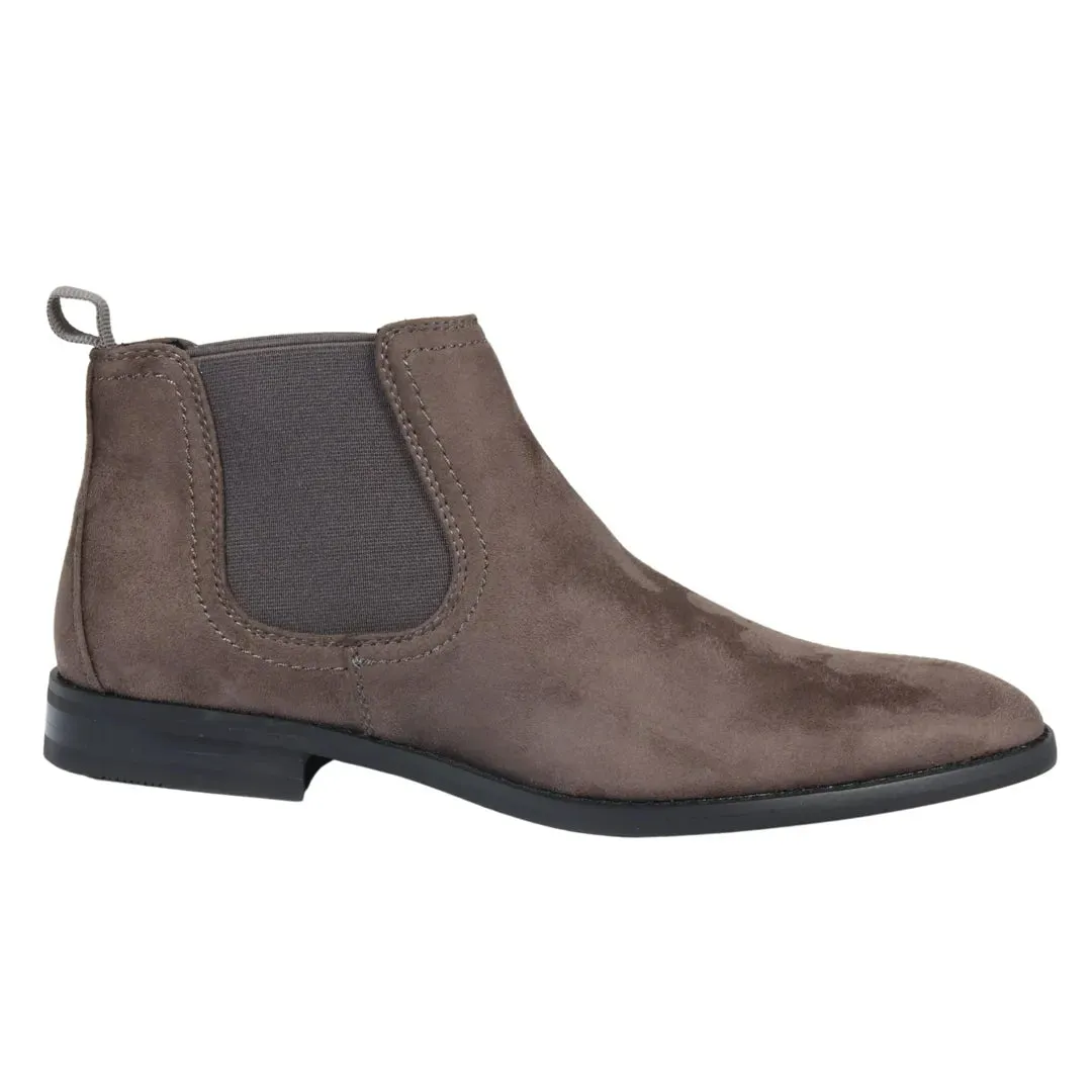 Men's Slip On Suede Leather Lined Chelsea Boots