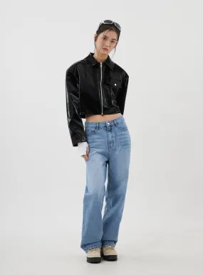 Mid-Rise Wide Leg Jeans CJ310