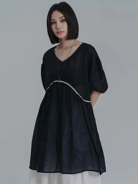 Misato Puff Sleeve Dress