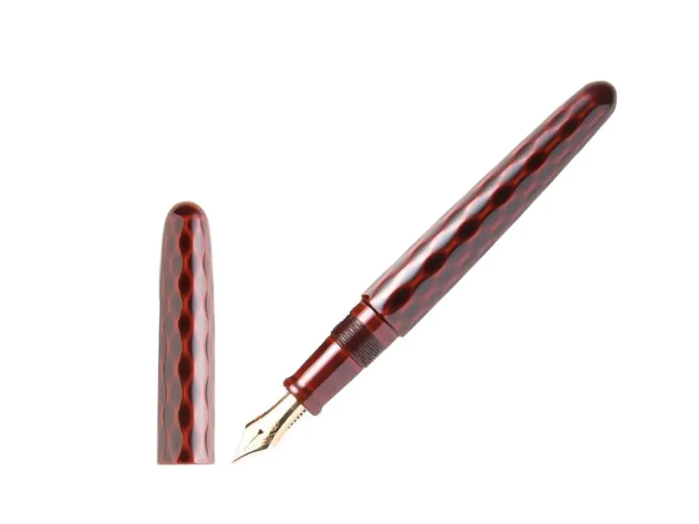 Nakaya Cigar Tsumugi Fountain Pen Portable, Hanabishi [no.01062]