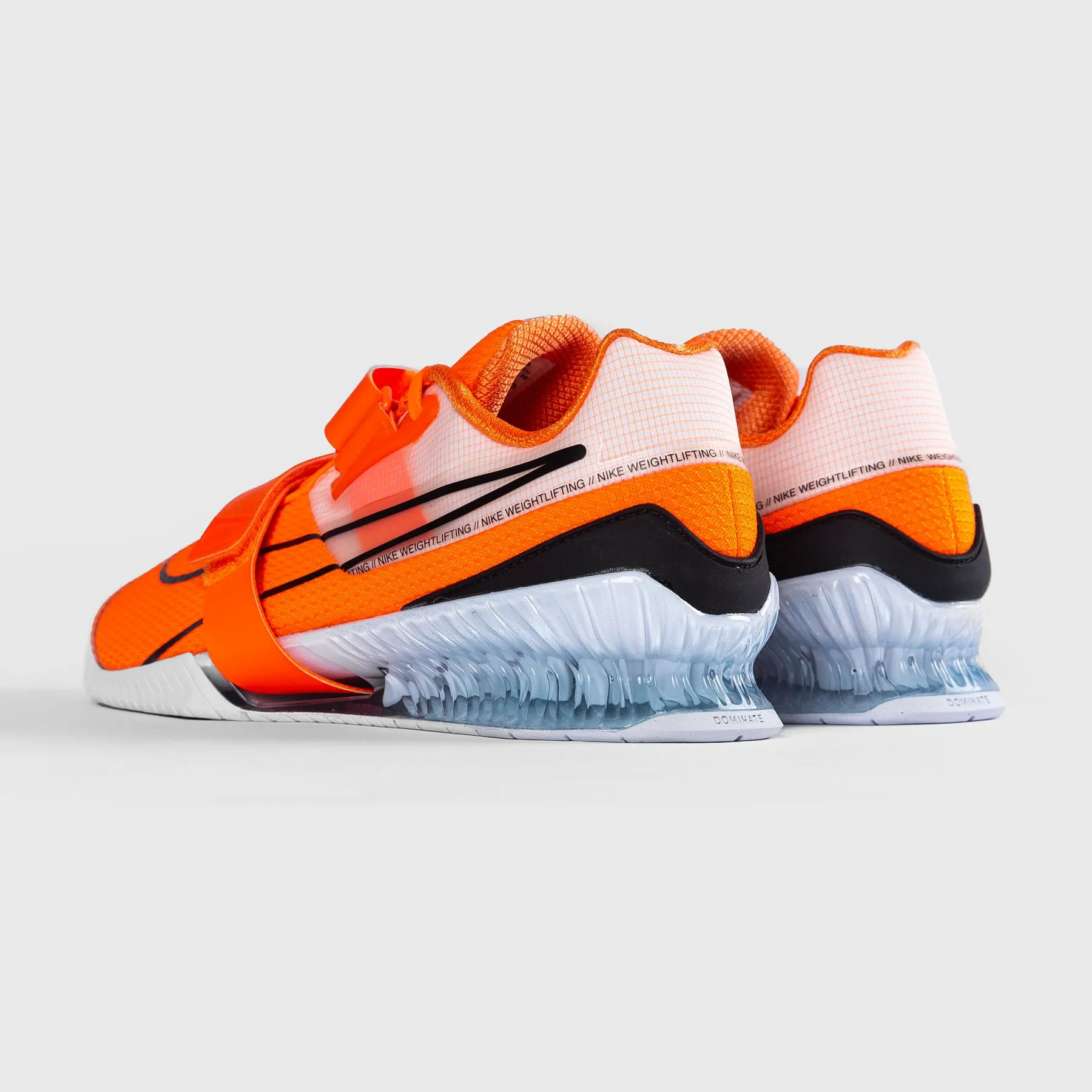 Nike - Romaleos 4 Weightlifting Shoes - TOTAL ORANGE/BLACK-WHITE