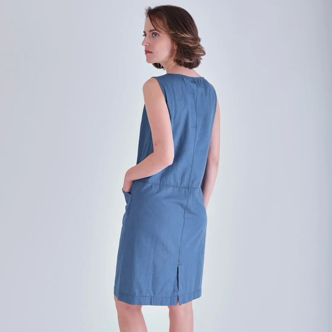 Nina Denim Pinafore Dress