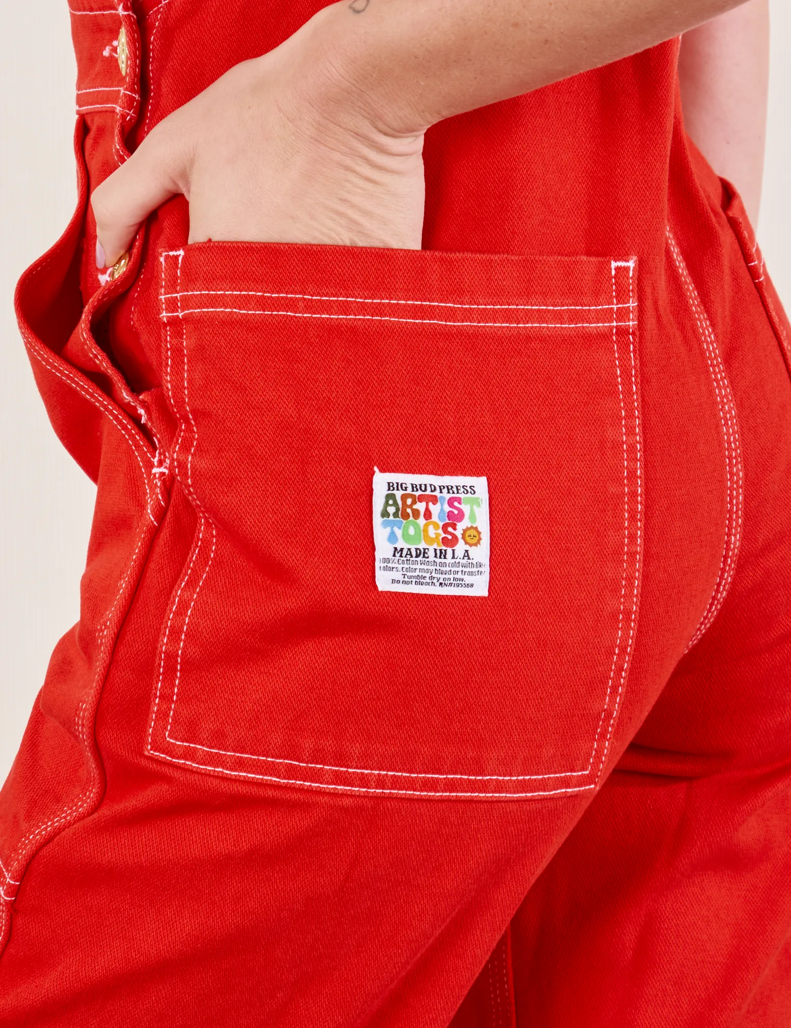 Original Overalls - Mustang Red