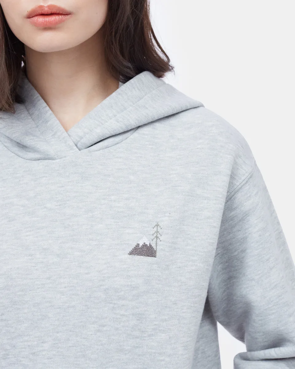 Peaks Embroidery Hoodie