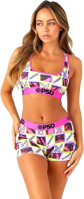 PSD Women's Playboy Checkers Boy Shorts