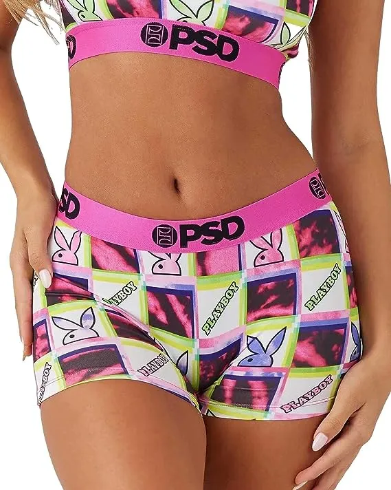 PSD Women's Playboy Checkers Boy Shorts