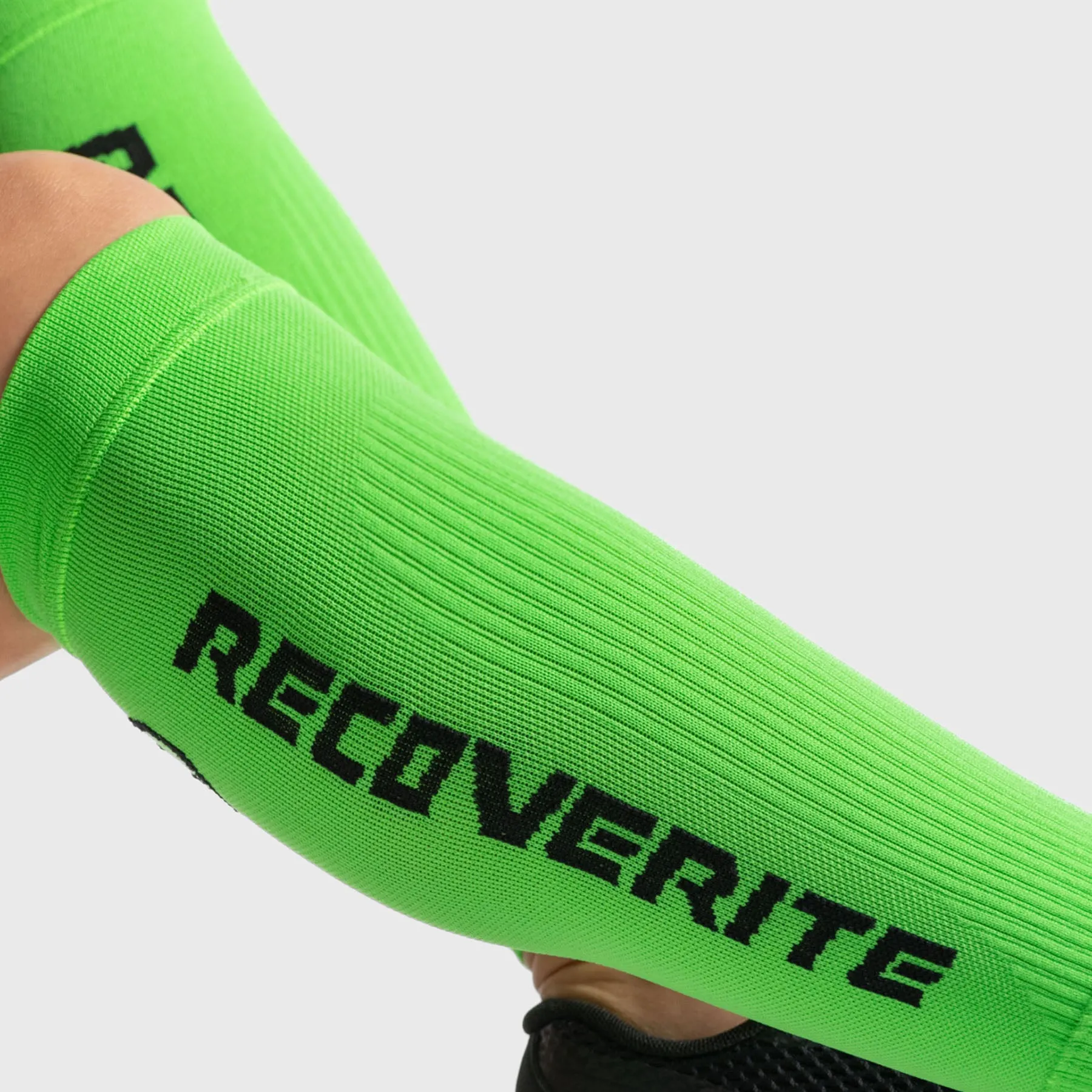 Recoverite - Green Knit Calf Compression Sleeves