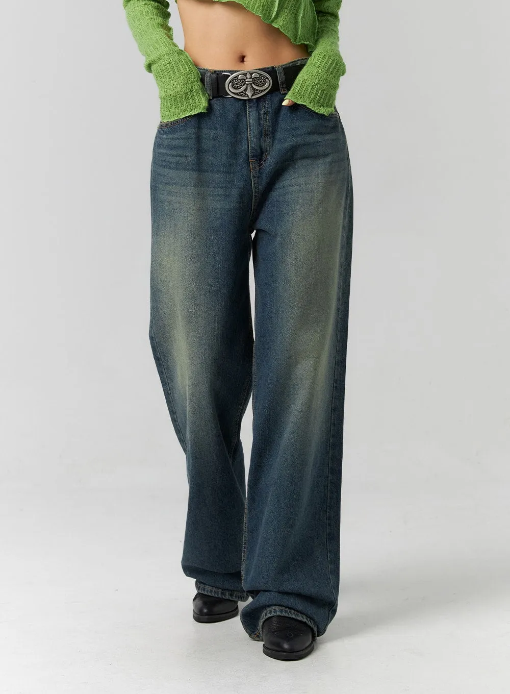 Straight Leg Jeans CS318