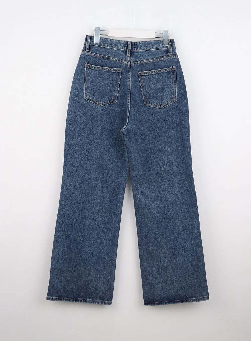 Straight-Leg Wide Jeans OO316