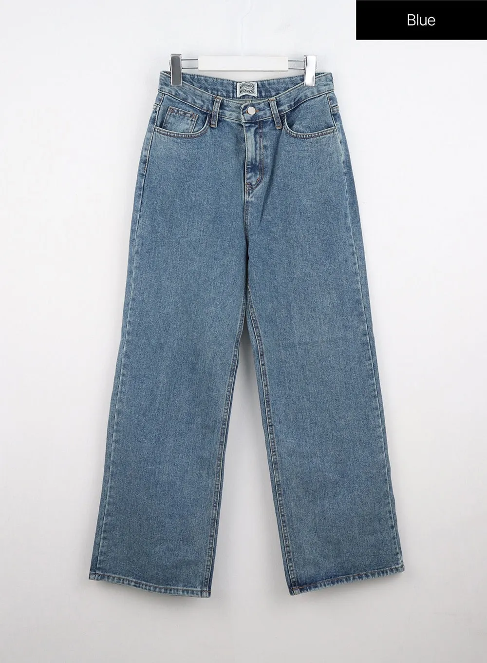 Straight-Leg Wide Jeans OO316