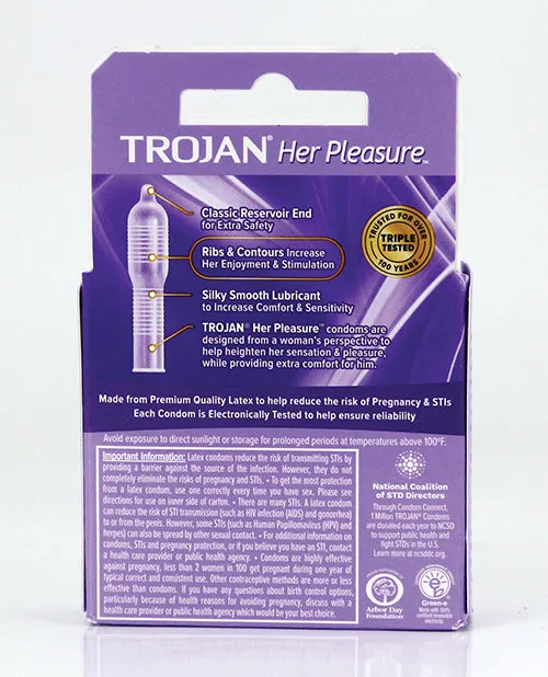 Trojan Her Pleasure Ecstasy Condoms