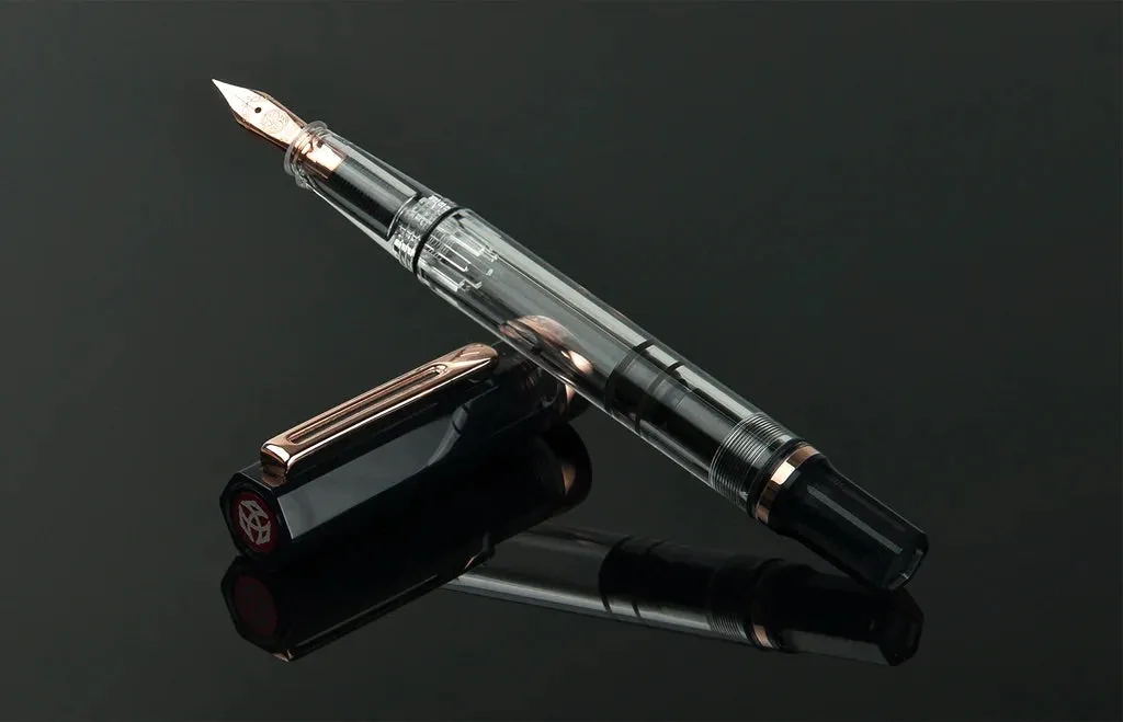 TWSBI ECO Fountain Pen - Smoke with Rose Gold Trim