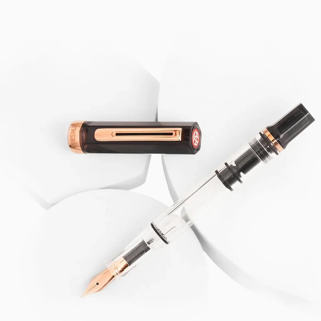 TWSBI ECO Fountain Pen - Smoke with Rose Gold Trim