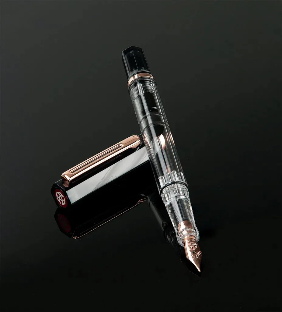 TWSBI ECO Fountain Pen - Smoke with Rose Gold Trim