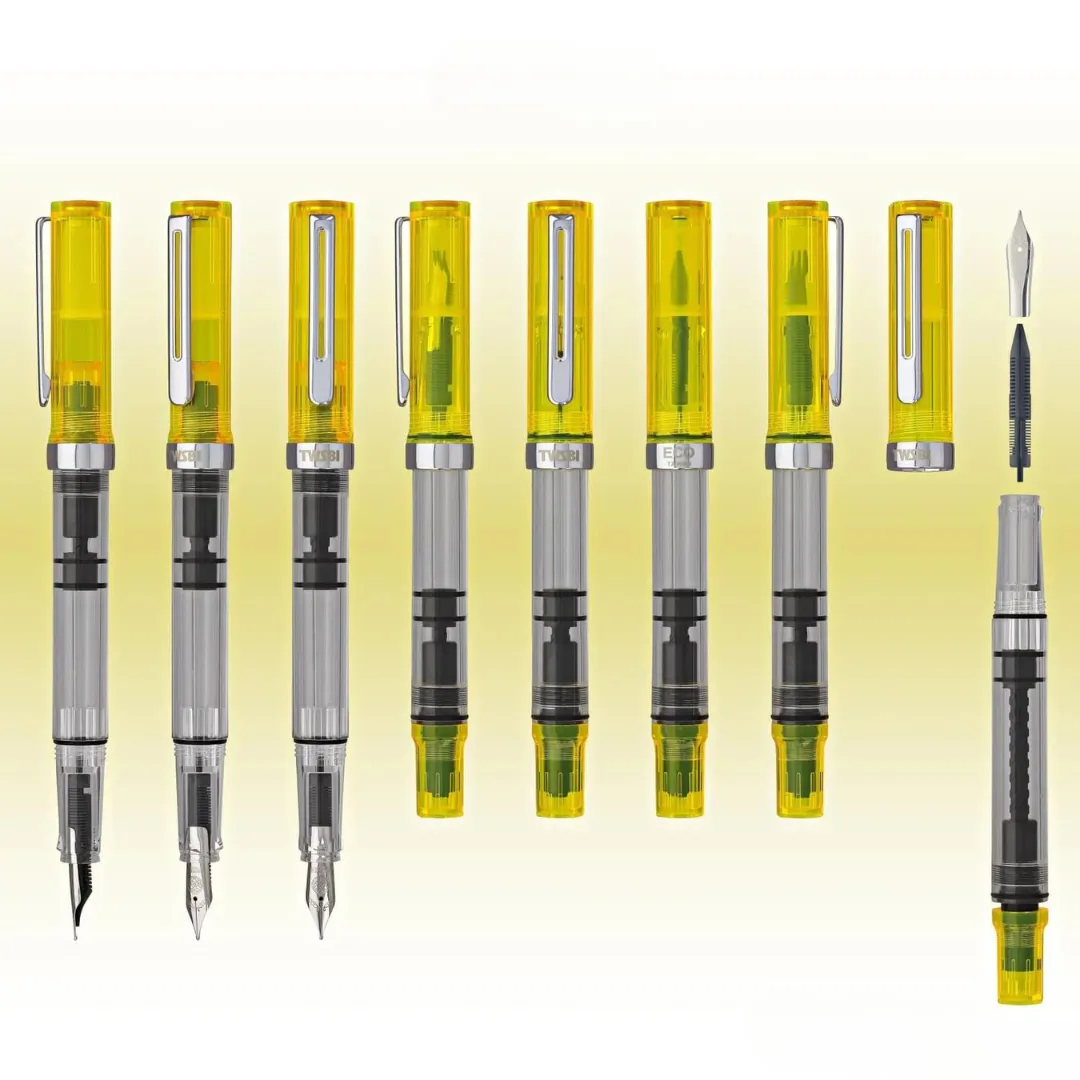 TWSBI ECO Fountain Pen Transparent Yellow