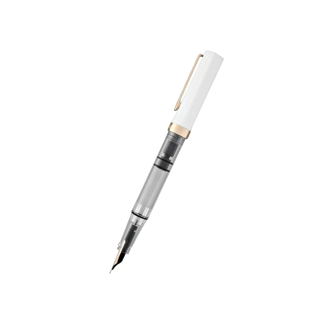 TWSBI ECO Fountain Pen - White with Rose Gold Trim