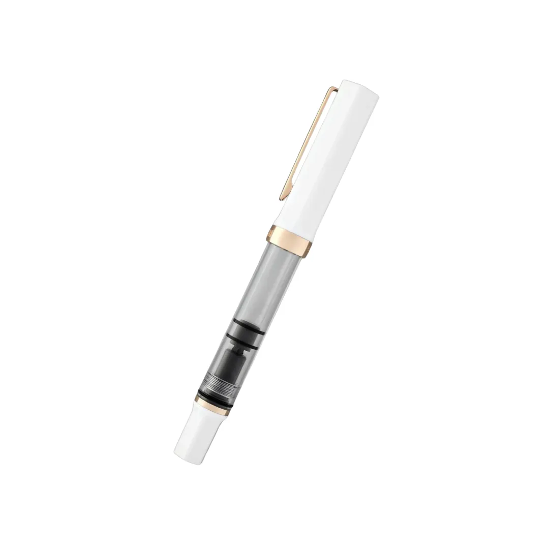 TWSBI ECO Fountain Pen - White with Rose Gold Trim