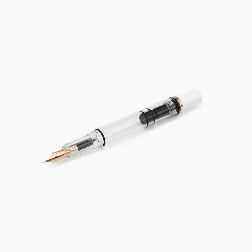 TWSBI ECO Fountain Pen - White with Rose Gold Trim