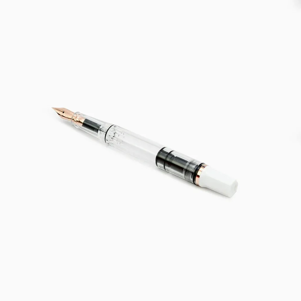 TWSBI ECO Fountain Pen - White with Rose Gold Trim