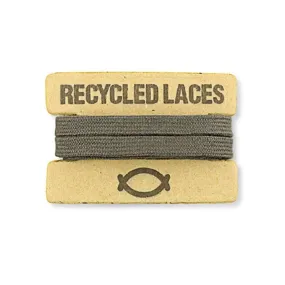 Vegan laces gray FLA011