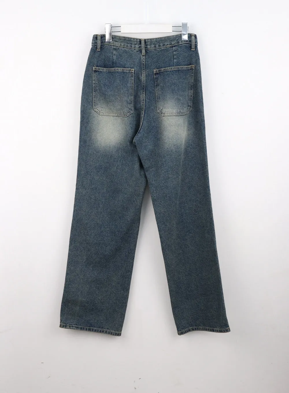 Vintage Wash Wide Jeans CS312