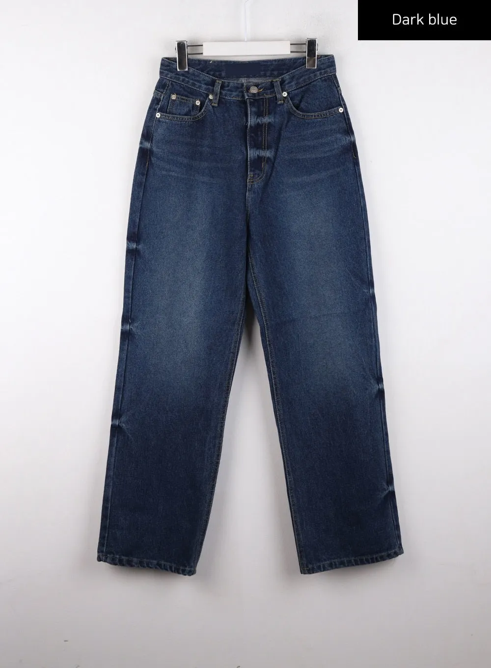 Washed Denim Wide Leg Jeans CD308