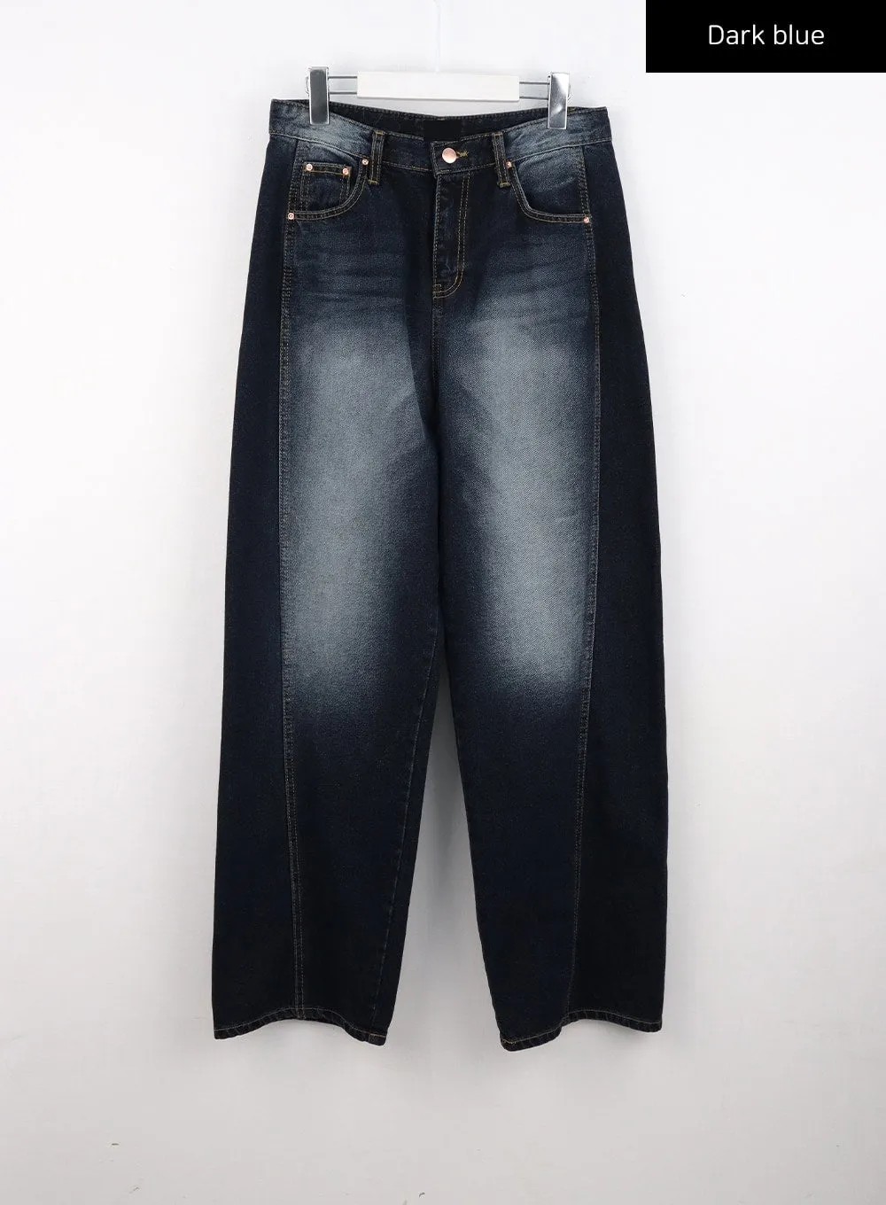 Washed Wide Leg Jeans CS312