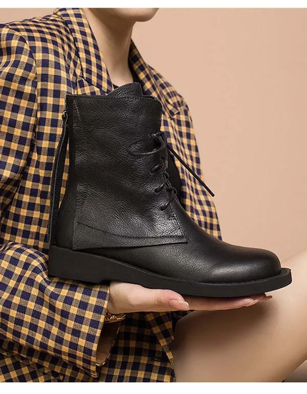 Wear-resistant Slip-resistant Handmade Ankle Boots