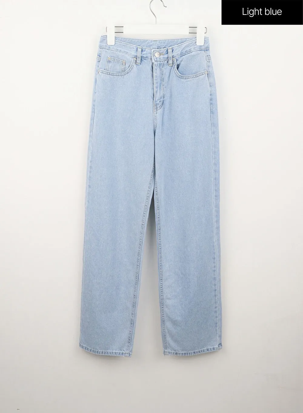 Wide Light Wash Jeans OL304