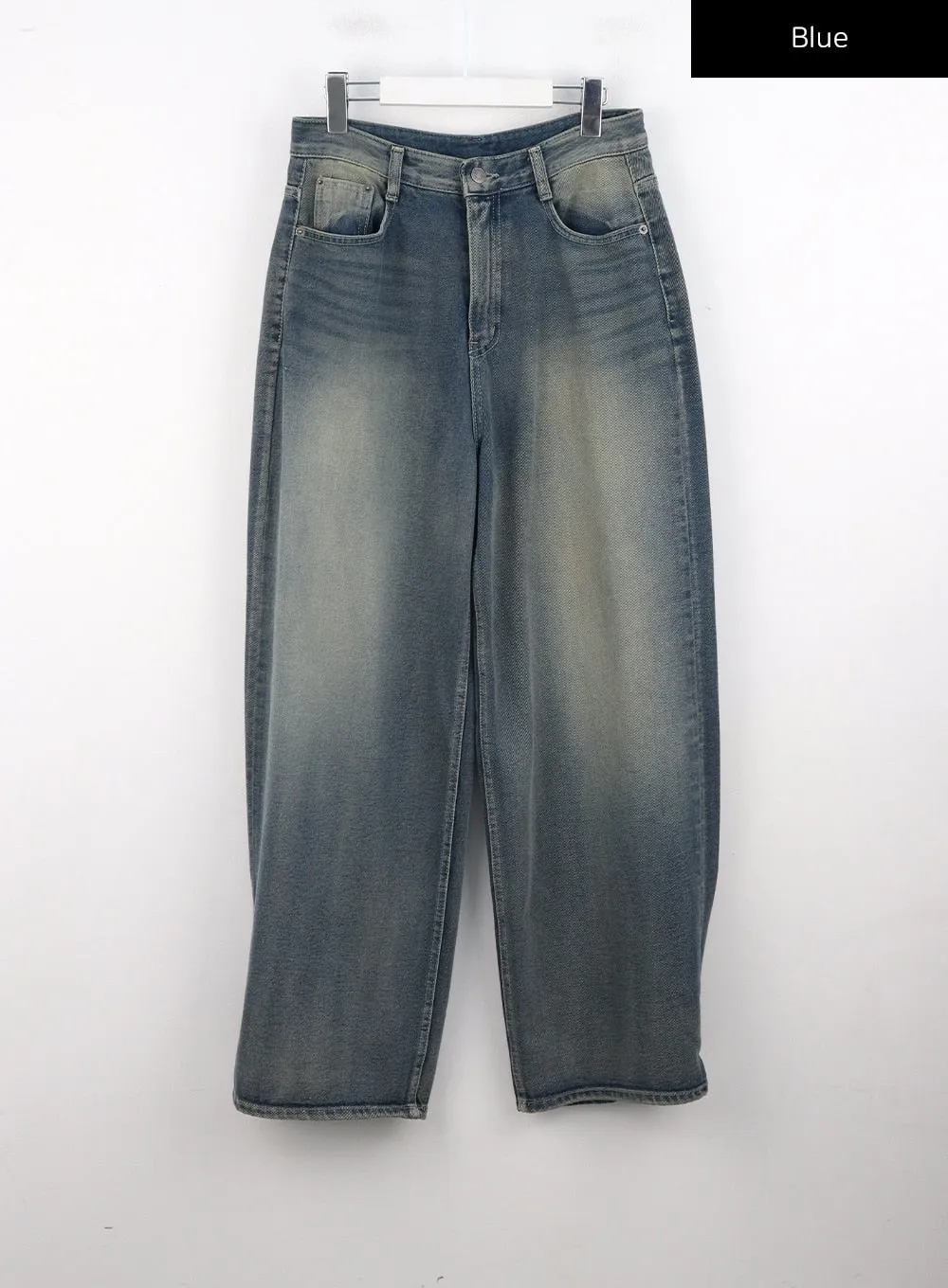 Wide Washed Denim Jeans CG330