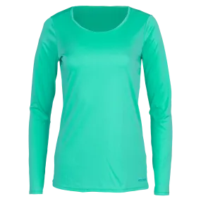 Women's Peach Skins Crewneck - Lagoon