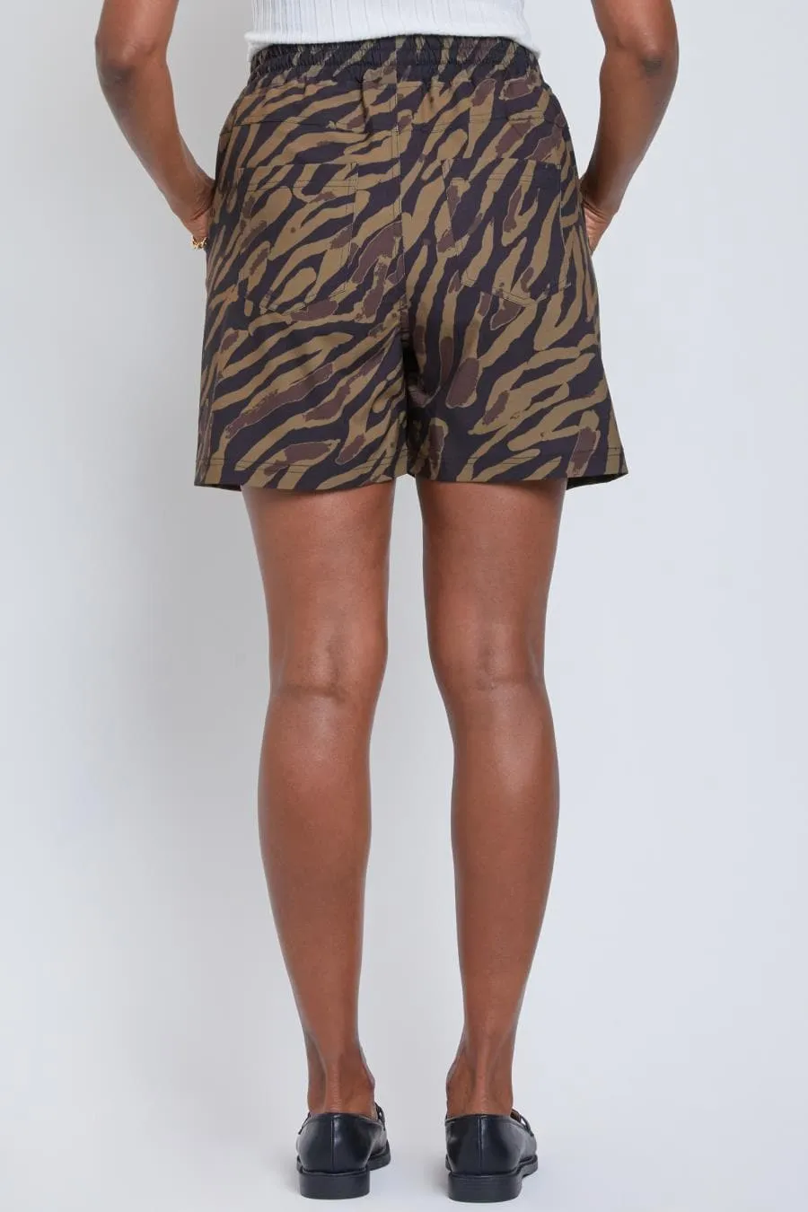 Women's Resort Wear with Elastic Waist Shorts