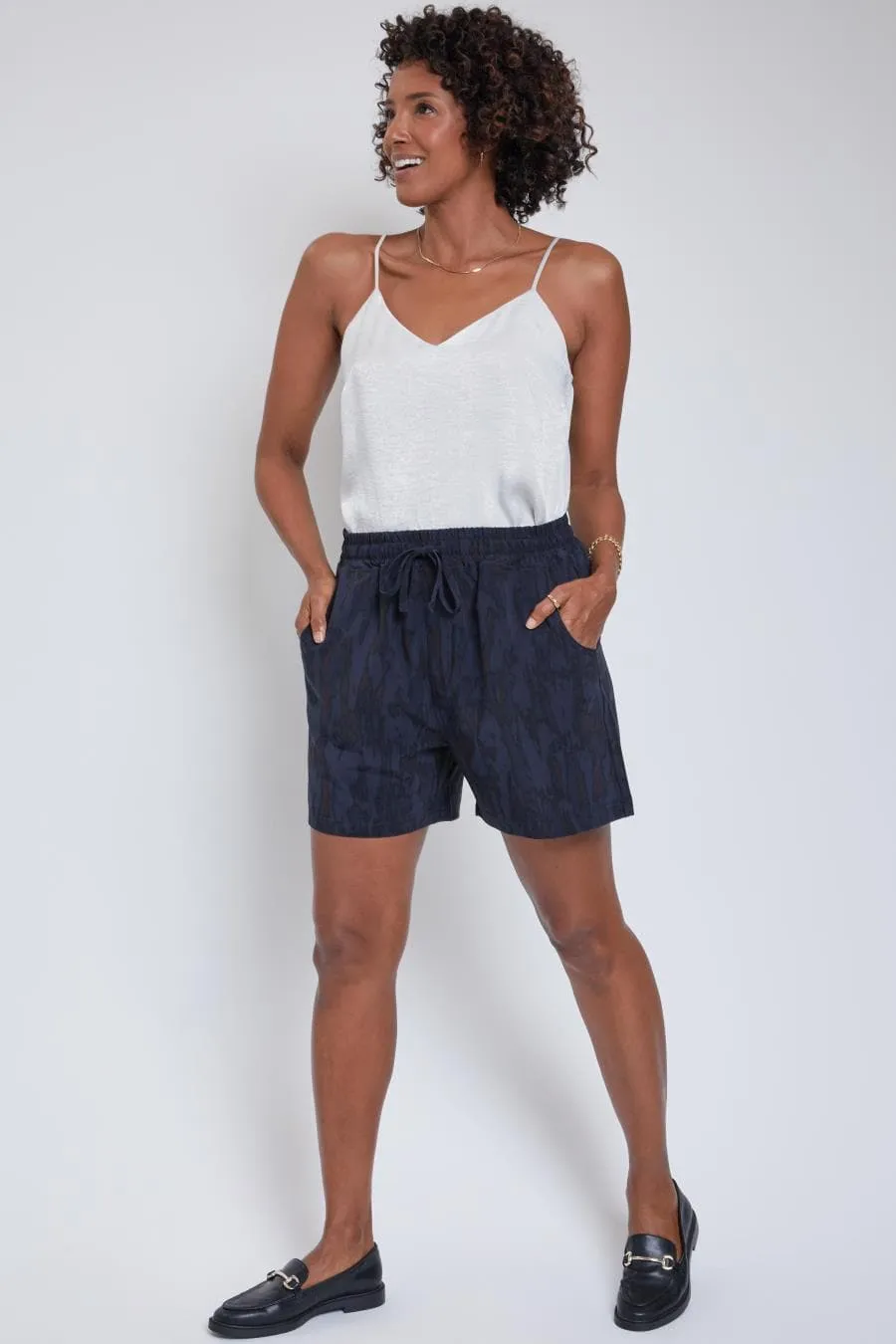 Women's Resort Wear with Elastic Waist Shorts