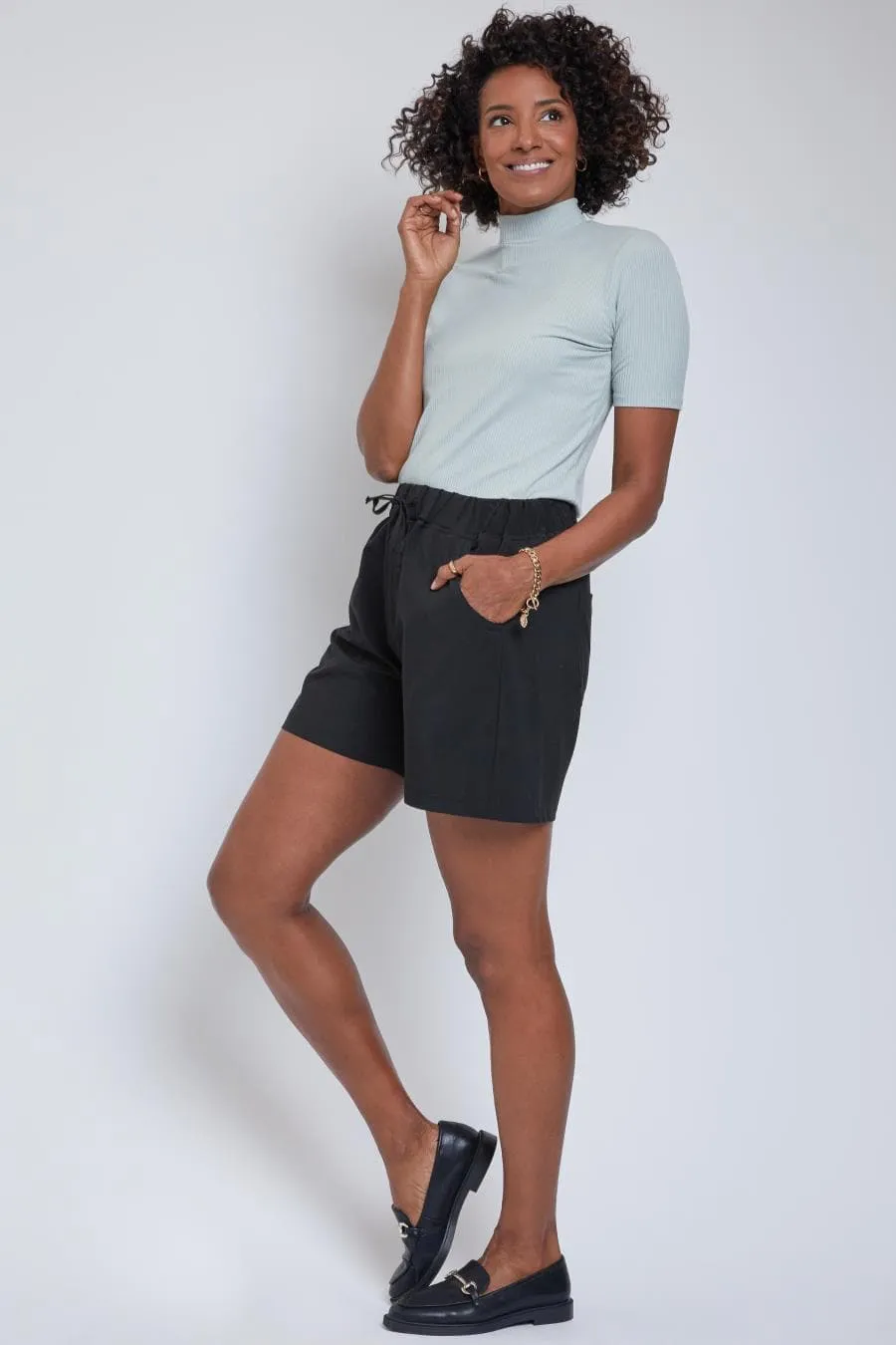 Women's Resort Wear with Elastic Waist Shorts